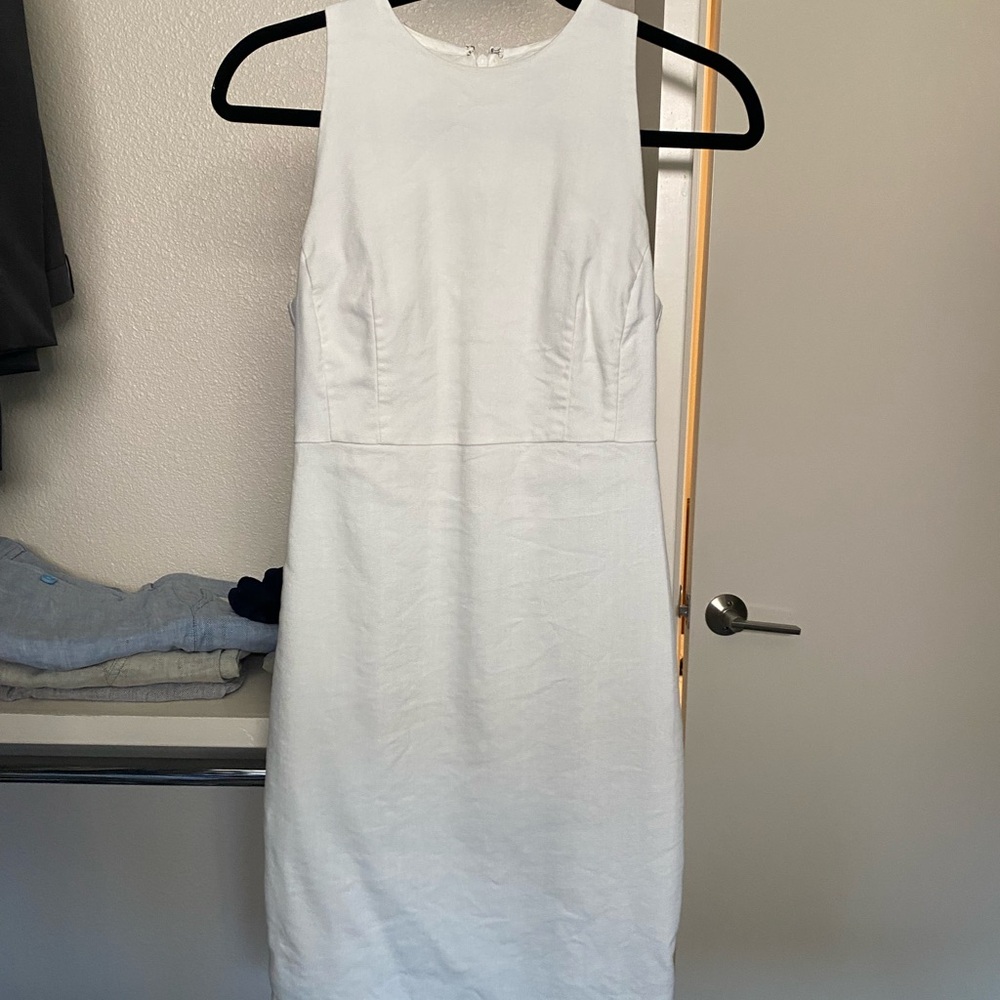 Ann Taylor Classic White Dress